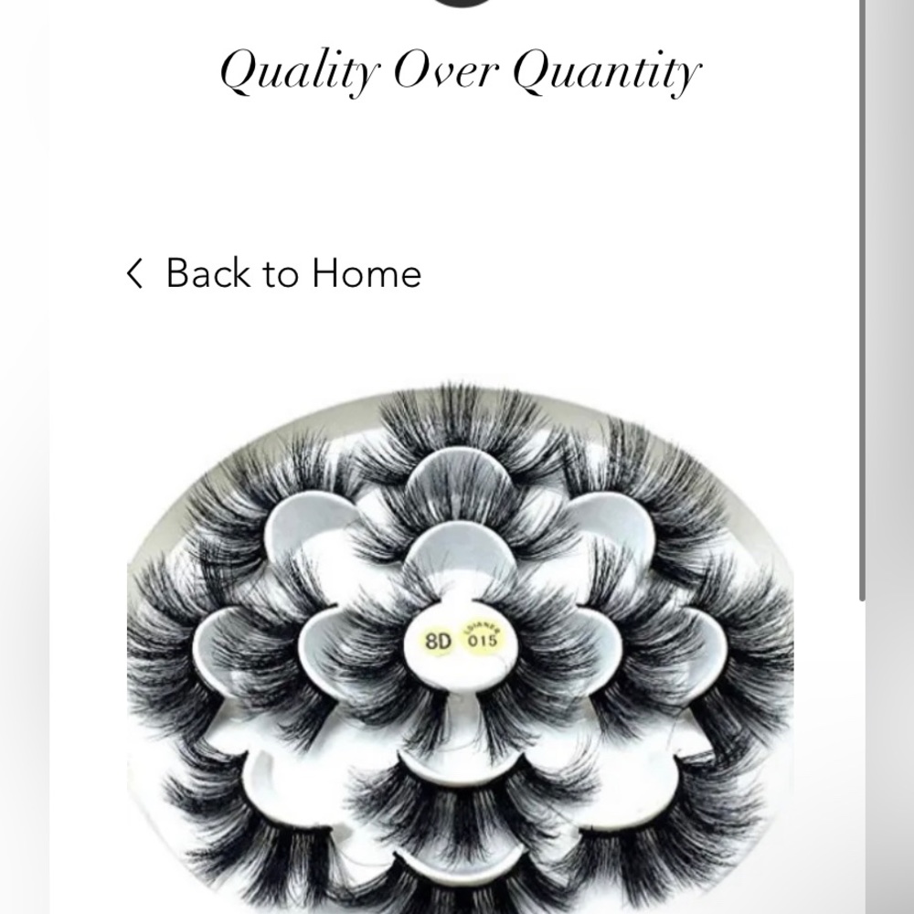 Reusable mink 8D lashes